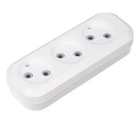 Колодка 3 гнезда без заземления REXANT | код 11-8703 | REXANT