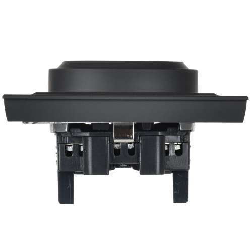 BRITE Розетка 2-местная с заземлением без защитных шторок 16А в сборе РС12-3-БрГ графит | код BR-R21-16-K53-F | IEK фото 2