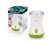 Кофемолка электрич. ELX-CG01-C34 130Вт 220-240В 85г бел./салат. | код 13977 | Ergolux