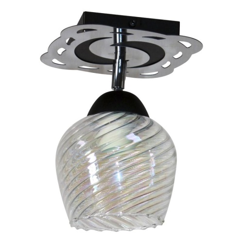 Светильник "Кира" 111 НПБ 01-60-107 ИУ черн. муар хром Элетех 1005404969