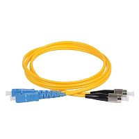 Патч-корд оптический (SM), 9/125 (OS2), SC/UPC-FC/UPC, (Duplex), 3 мм, LSZH, 10 м | код 50-2857-2 | REXANT