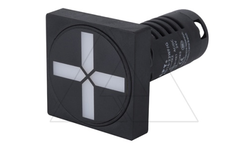Указатель положения контактов AD16-22, крест красный/зеленый, 24VAC/DC, 22mm, IP54 | код AD16-22WF/G23 | АРТ