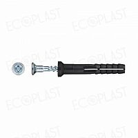 Дюбель-гвоздь полипр. потай. 6х40 EcoPlast 153687