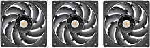 Вентилятор для корпуса Thermaltake Toughfan EX12 Pro Reverse 120х120x25 черный 4-pin 29.8дБ (упак.:3шт) (CL-F171-PL12BL-A) Ret | код 2009199 | THERMALTAKE