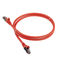 Патч-корд LANMASTER LSZH FTP кат.6, с заливными колпачками, 1.5 м, оранжевый | код LAN6-S45-45-1.5-LSZH | LANMASTER