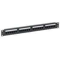 Патч-панель 19дюйм 1U кат.6 UTP неэкранир. 24 порта RJ45 Dual IDC TERACOM PRO | код TRP-PPNL-6UTP-1U24 | EKF