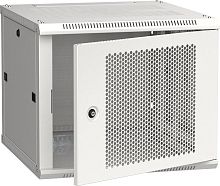 ITK Шкаф настенный LINEA W 6U 600х600мм дверь перфорированная RAL 7035 | код LWR3-06U66-PF | IEK