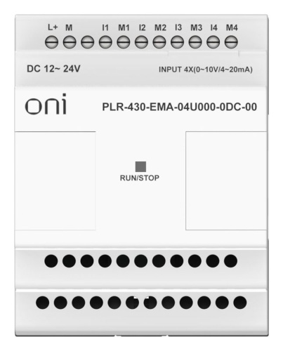 Модуль расширения входов выходов 4 UI (0-20 мА/0-10 В) 24В DC | код PLR-430-EMA-04U000-0DC-00 | ONI Модуль расширения входов выходов 4 UI (0-20 мА/0-10 В) 24В DC | код PLR-430-EMA-04U000-0DC-00 | ONI