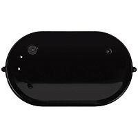 Светильник НБП 04-100-001 Акватермо алюминий/стекло IP54 E27 max 100Вт 280х160 овал черный | код Б0063863 | ЭРА