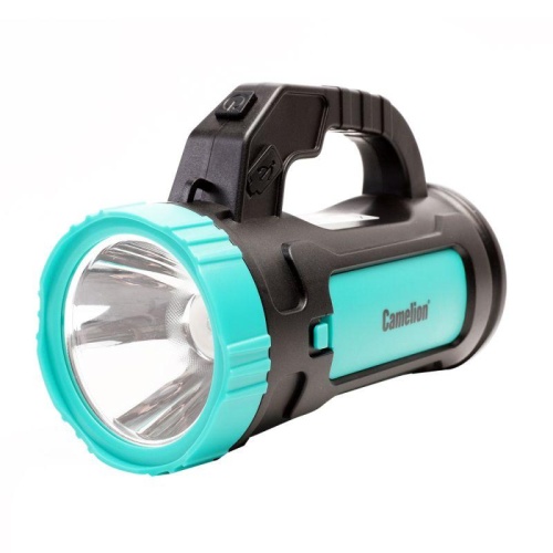Фонарь аккумуляторный LED51527 3Вт 1LED+COB 4 режима Type C 3хLR03 пластик. черн./зел. Camelion 15130 фото 10