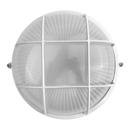 Светильник 1101S C01 NEW НБП 03-100-002 УХЛ1 "Решетка" 100Вт 230В до 130град.C круг бел. Camelion 13663 фото 2