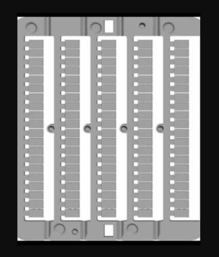 Символы CNU/8/570 с 61 по 70 горизонтальная | код ZN8570H | DKC
