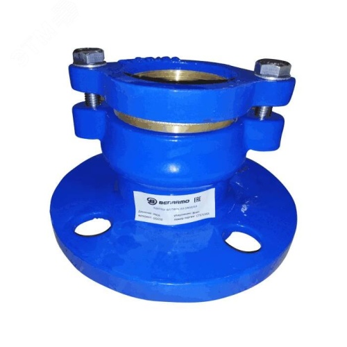 Муфта соединительная для ПЭ труб Ду 200 (Дн 200-200) Ру16 ПФРК-Е Чугун | код 013-2881 | Benarmo