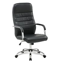 Кресло офисное BRABIX Stark EX-547, экокожа, хром, черное | код 531948 | BRABIX