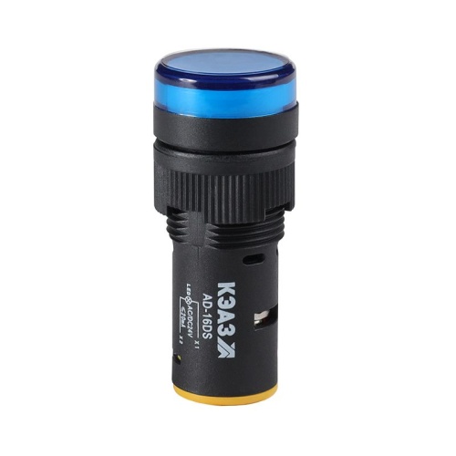 Лампа AD16DS(LED) матрица D16мм синий 220В DC-КЭАЗ | код 357829 | КЭАЗ