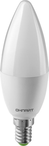 Лампа светодиодная 90 115 OLL-C37-10-230-6.5K-E14-PROMO | Код. 90115 | ОНЛАЙТ