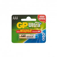 Алкалиновая батарейка GP Ultra Plus Alkaline 24А AАA - 1 шт. на блистере | код 4891199138058 | GP Batteries