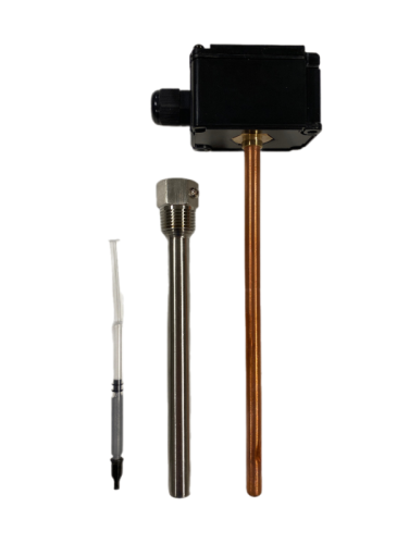 Датчик температуры погружной, -50…150°С 4...20мА 200мм =15...35В | код SPTC200 | Systeme Electric