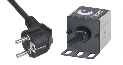 Блок евророзеток для 19' шкафов, 12 розеток, 16 A,выключатель, шнур 2м, алюминиевый корпус, немец кий стандарт | код 7295c | Cabeus фото 3