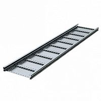 Лоток листовой 100х300, лонжерон 1,5 мм, L 6 м, горячий цинк (упак. 6м) | код. USM613HDZ | DKC