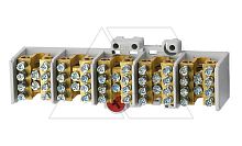 Блок клемм разветвительных Morek MAF25 5P вх. 1x10_25mm?, вых. 4x6_16mm?, 80A, 400V | код MAF5254A32 | MOREK