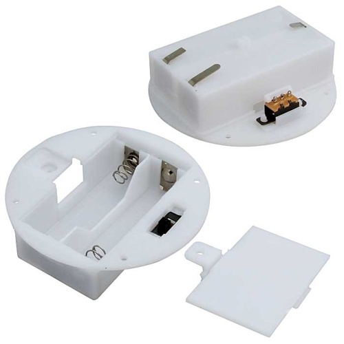 Батарейный отсек RUICHI AA*2 switch D67*18 мм, закрытый | код 103243 | Ruichi