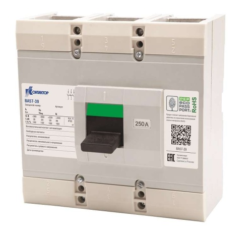 Выключатель автоматический ВА57-39-331210-630А-660/380AC-6300А-НР400AC | код L630-0374 | Контактор