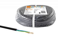 Провод ПВСмб 3х1 (бухта 10м) черный Народный ТРТС | код SQ0118-0622 | РЭМЗ ТМ