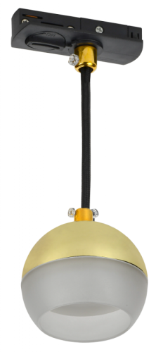 Светильник 4119 декор. трековый подвесной GX53 золото IEK | код LT-UCB0-4119-GX53-1-K22 | IEK