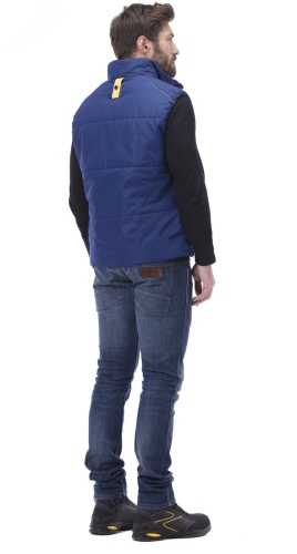 Жилет утеплённый Старт, цвет синий с желтой отделкой, р. 104-108 | код 172771 | Авангард