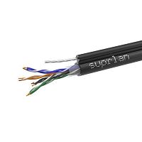 Кабель UTP 4х2х24AWG кат.5е медь с тросом Standart 305м (м) SUPRLAN 01-0322