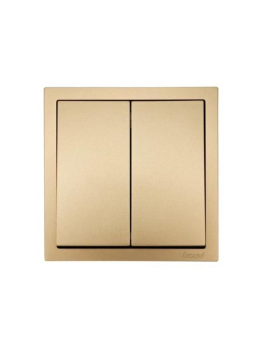 ZIMA Выключатель 2-ой золото безвинтовой зажим/клемма LEZARD | код 704-3688-101QC | LEZARD фото 3 ZIMA Выключатель 2-ой золото безвинтовой зажим/клемма LEZARD | код 704-3688-101QC | LEZARD фото 3