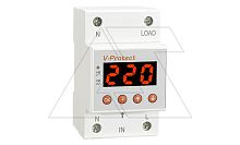 Реле контроля напряжения RM-MV/63, 1NO+N, 63A, 220VAC, Umin(120_210V)/Umax(220_300V), 0.1_0.5s/5_600s, LED-дисплей, 3M | код RM-MV/63 | RELETEK