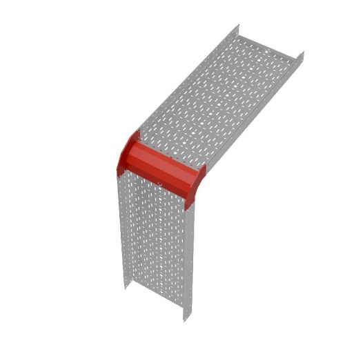 Угол для лотка вертикальный внешний 90град. 500х100 сталь 1мм "ПЛЮС" VLplus90-100-500 КМ PL0533