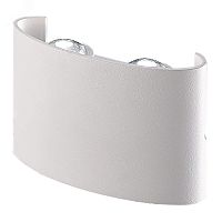 Светильник светодиодный уличный ДБУ-4х1w вверх/вниз 4000K IP54 белый | код DH701 48310 | FERON