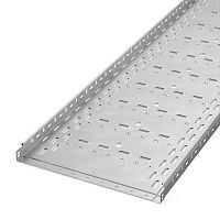 Лоток перфорированный Стандарт INOX (AISI 304) 500х50х3000 (1,0 мм) (3 м/уп) Промрукав | код PR16.2344 | ПРОМРУКАВ