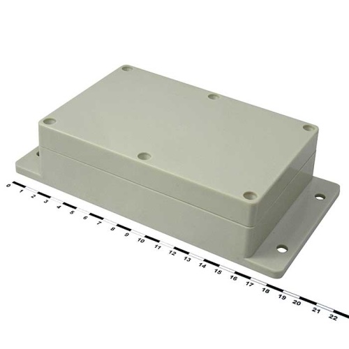 Корпус для РЭА пластиковый пылевлагонепроницаемый с фланцами RUICHI 11-21, 191х100х45 мм, для настенного монтажа | код 79823 | Ruichi