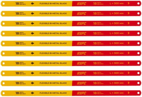 Полотно ножовочное по металлу Профи 300х12мм 18 ТPI Bi-Metal КУРС (уп.10шт) 40120 фото 5 Полотно ножовочное по металлу Профи 300х12мм 18 ТPI Bi-Metal КУРС (уп.10шт) 40120 фото 5