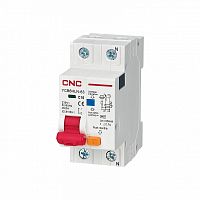 Диф. автомат YCB6HLN-63 32А 1P+N 30мА 4,5кА C (электрон.) | код A000452 | CNC