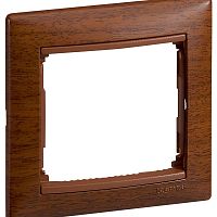 Рамка VALENA 1 пост тонированное дерево | код 770311 | Legrand