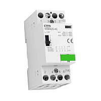 Модульный контактор 4x25 A, 2 x NO, 2 x NC, с ручным управлением VSM425-22 | код 209970700120 | Elko ep