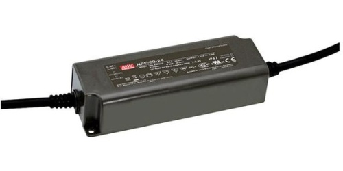 Источник питания AC-DC, 60Вт, вход 90…305В AC, 47…63Гц /127…431В DC, выход 15В/4A, ККМ, изоляция 3750В AC, в кожухе 150х53х35мм, -40…+70С | код NPF-60-15 | MeanWell
