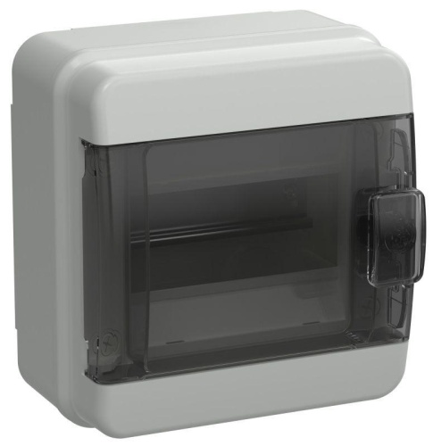 Корпус пластиковый КМПн-6 IP65 черн. прозр. дверь TEKFOR | код TF5-KP72-N-06-65-K03-K02 | IEK