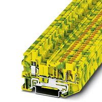Клемма защитного провода PTU 2,5-TWIN-PE | код 3209517 | PHOENIX CONTACT