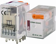 Реле электромеханическое ERM4-024AC 4p | код 002473008 | ETI