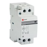 Модульный контактор КМ 2P 16А 400/230 AC | код. km-2-16-20 | EKF