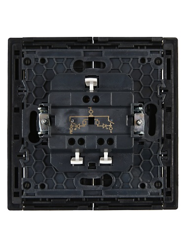 FORTE&PIANO Выключ. 2-кл. с инд. 10А FP106 чер. IEK | код FP-V20-1-10-1-K02 | IEK фото 2