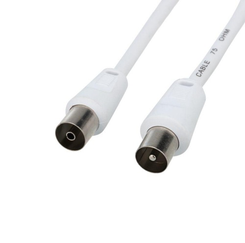Шнур TV Plug - TV Jack 1.5м бел. | код 18-0002 | Rexant