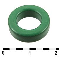 Ферритовый сердечник кольцевой RUICHI R16/10х4.5 мм, PC40, окрашенный | код 93351 | Ruichi