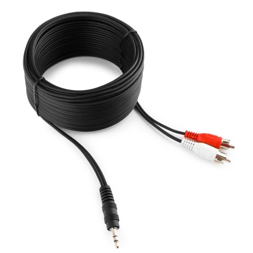 Кабель аудио Cablexpert CCA-458-10M, джек3.5 / 2xRCA, 10м | код CCA-458-10M | Cablexpert